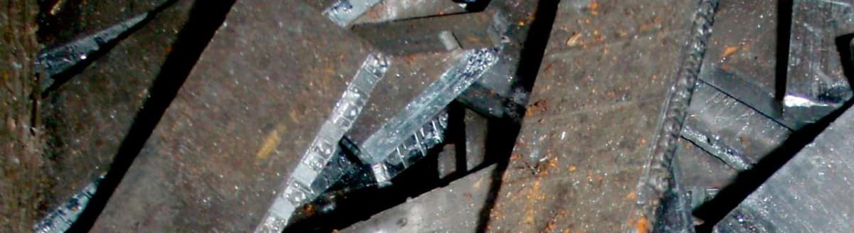 Forurenset blyavfall. Foto.