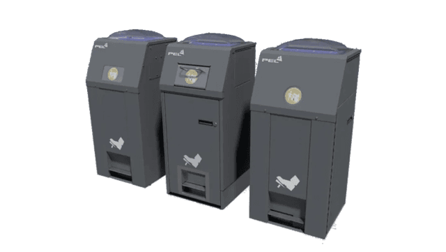 Solarbin med komprimering - 120 liter