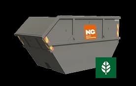 Container 10 m3 åpen (lift), Hageavfall