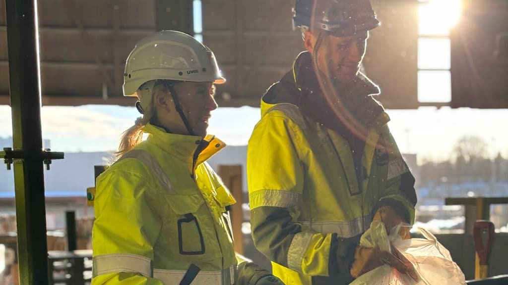 REvise utfører plukkanalyse på anlegg. Foto.