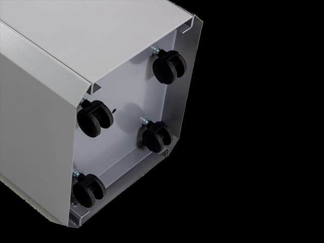 Hjulsett til Kompakt avfallsbeholder. Foto. 