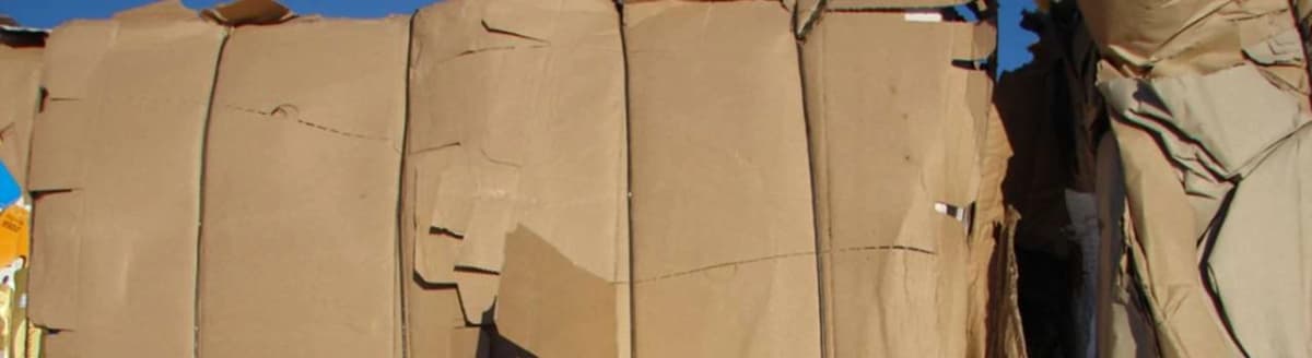 Komprimert bølgepapp. Foto.