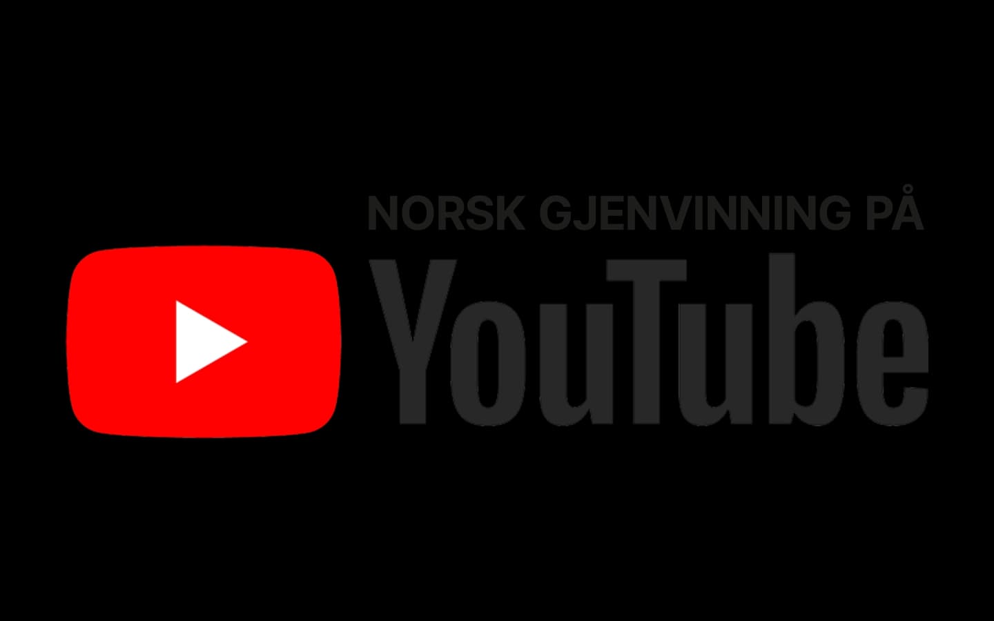 Norsk Gjenvinning på YouTube
