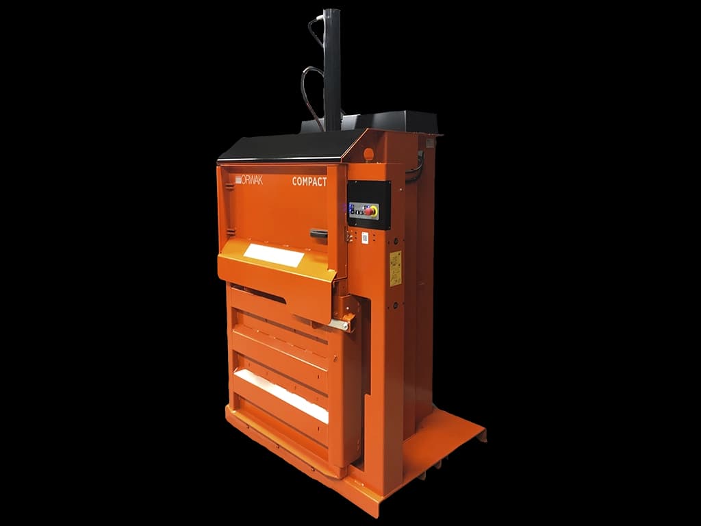 Emballasjepresse Orwak 3150 Compact. Foto.