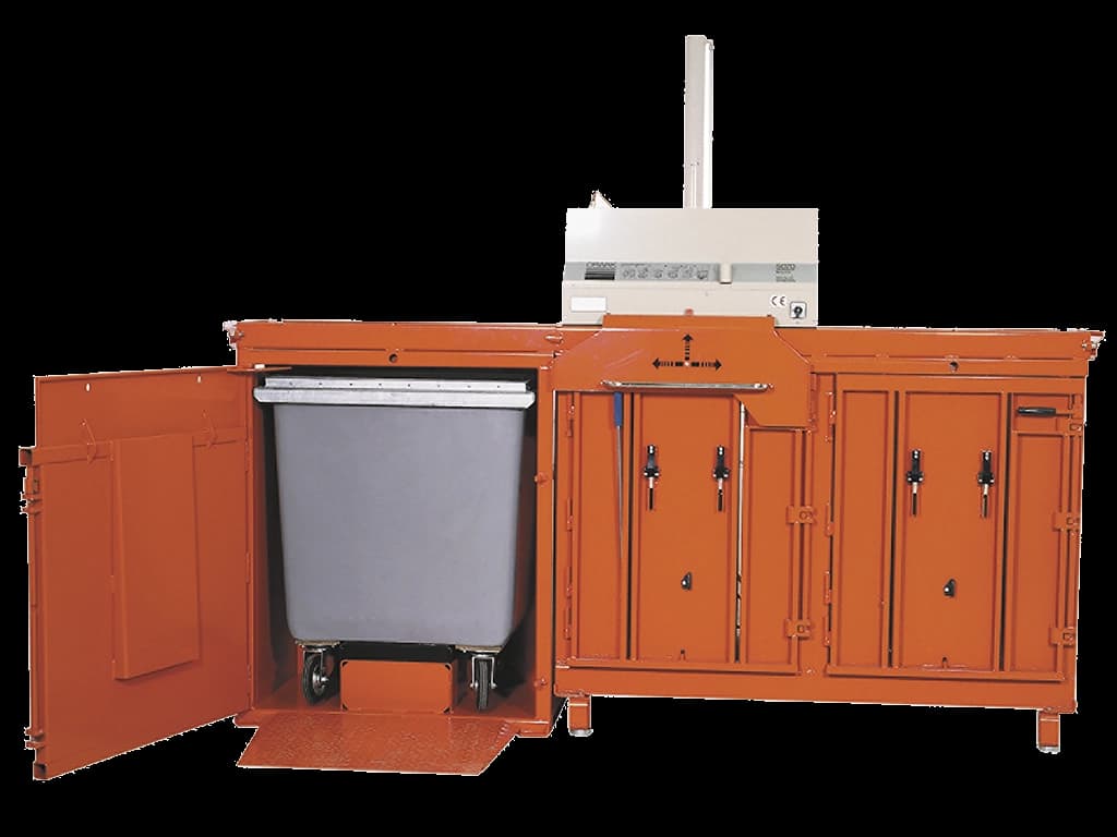 Emballasjepresse Orwak 5070 Multi. Foto.