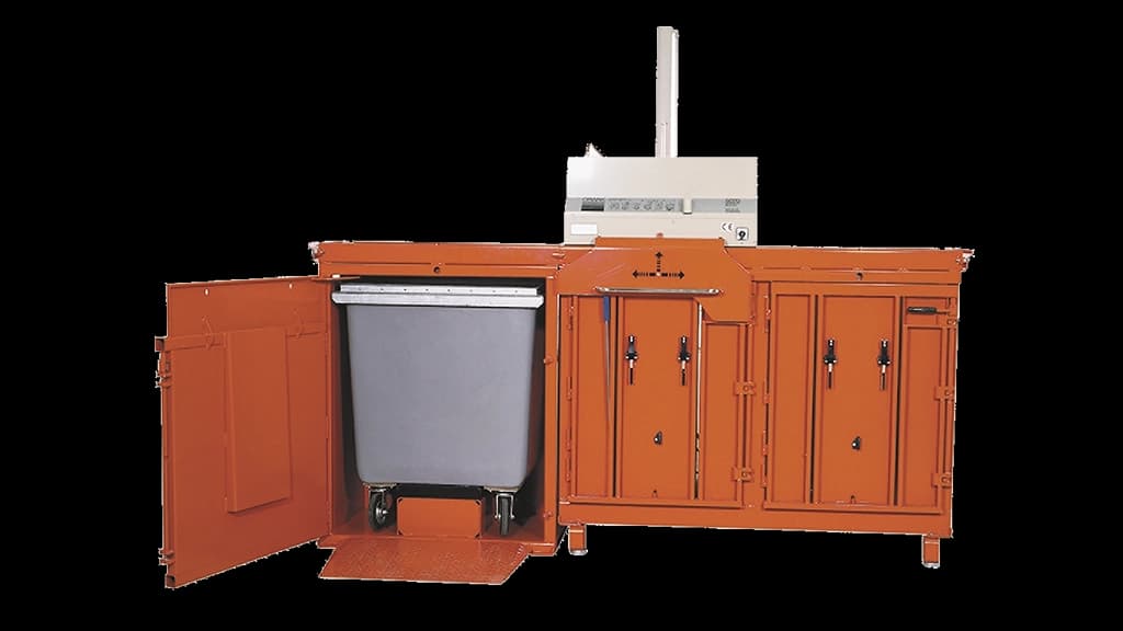 Emballasjepresse Orwak 5070 Multi. Foto.